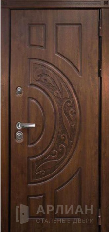 Фото «Входная дверь металлическая окрас ясень №12»