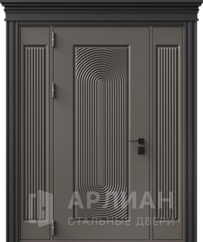 Фото «Железная дверь для загородного дома с двумя замками №432»