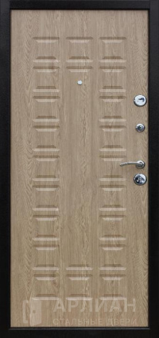 Фото №2 «Стальная квартирная дверь в цвете Венге (толщина стали 3мм) №5»